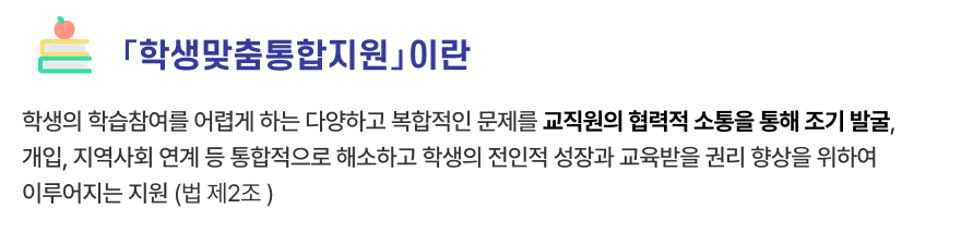 학생맞춤통합지원 설명 이미지